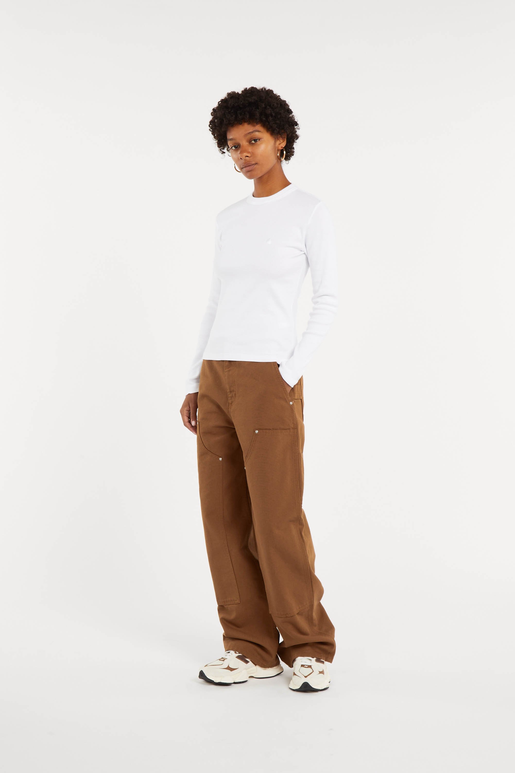 Pantalon CARHARTT WIP Marron