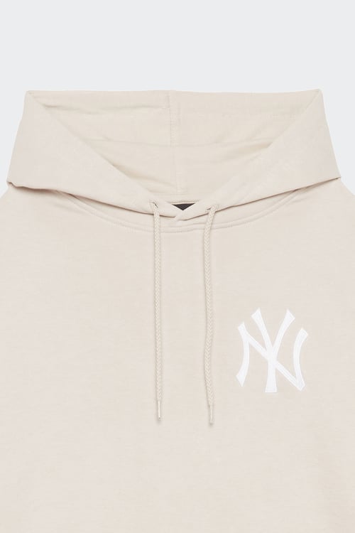NEW ERA Hoodie Beige