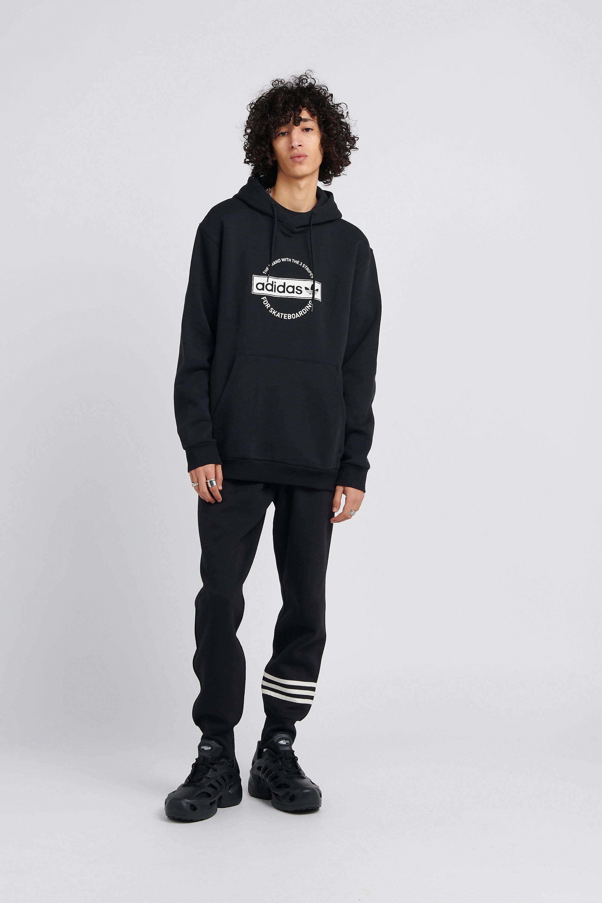 Jogging noir online adidas