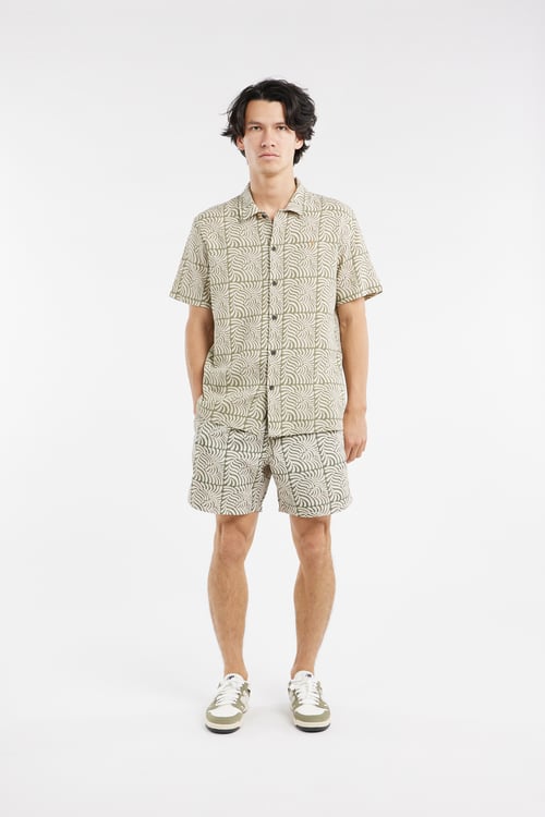 FARAH Short de bain Vert