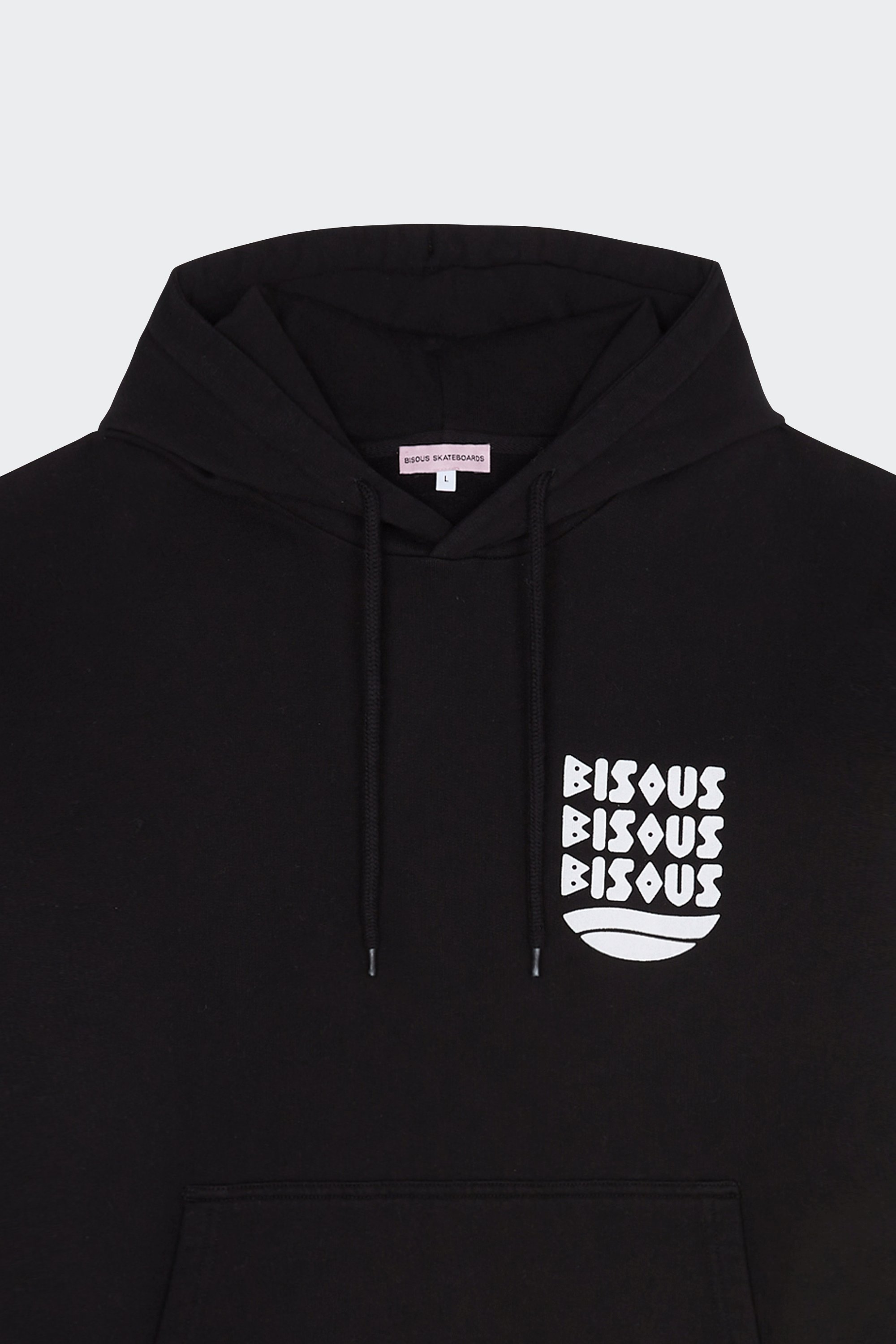 Hoodie | Noir by BISOUS SKATEBOARDS Hoodie Noir