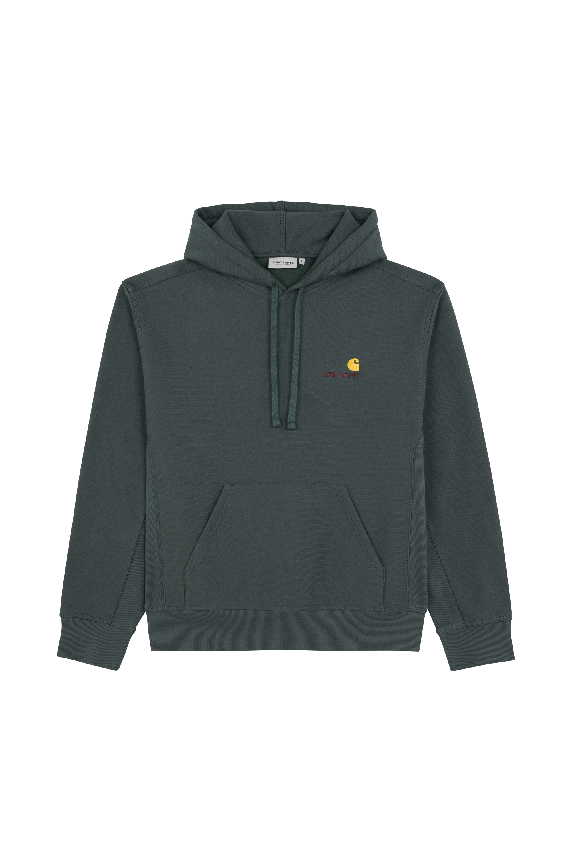 Hoodie AMERICAN SCRIPT Kale green