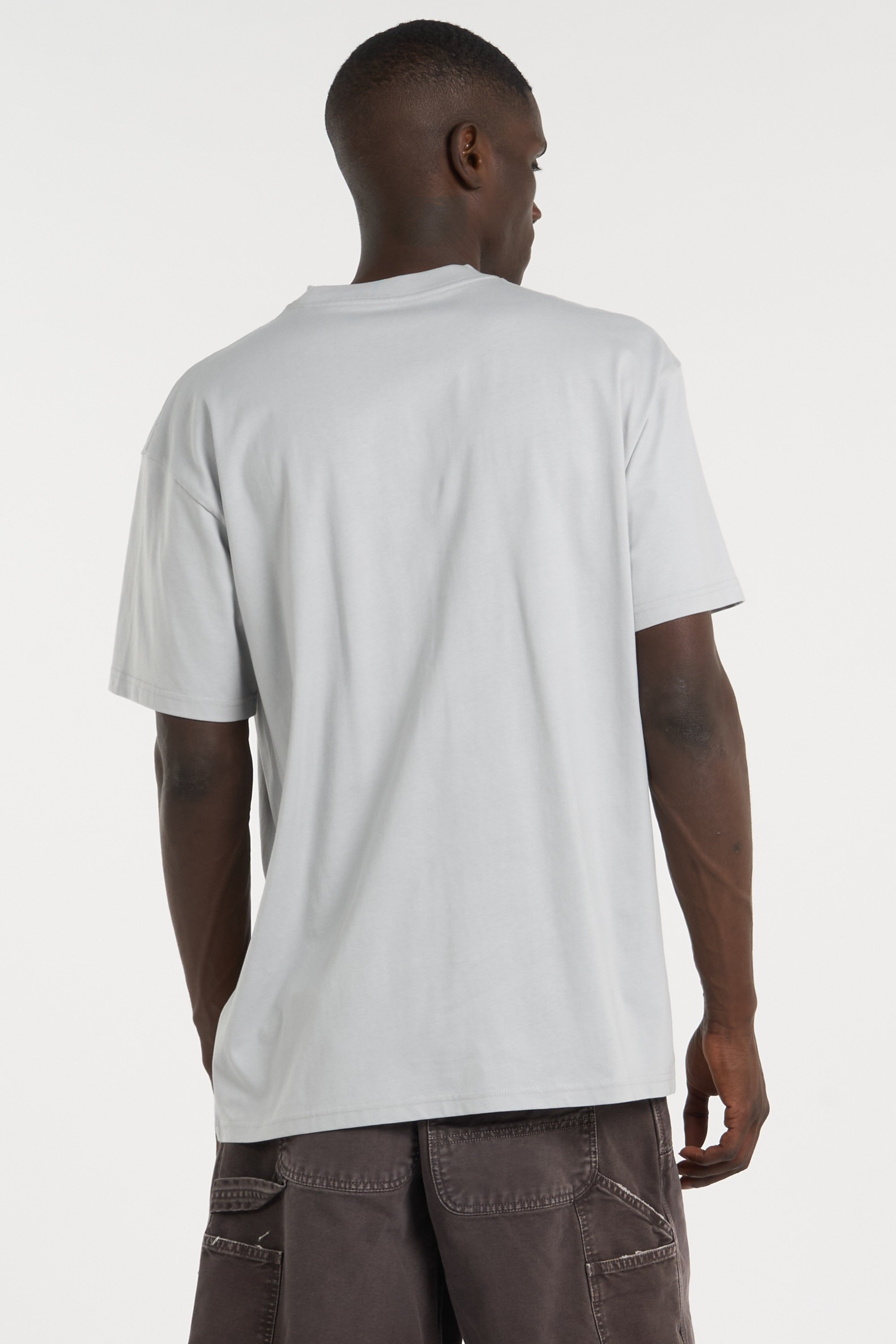 Regular-fit round-neck cotton T-shirt | Grey CARHARTT WIP Men