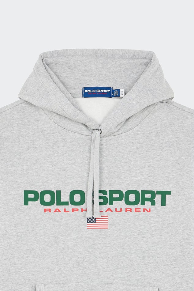 Hoodie Polo Sport Fleece Hoodie Grey Polo Ralph Lauren Man Citadium
