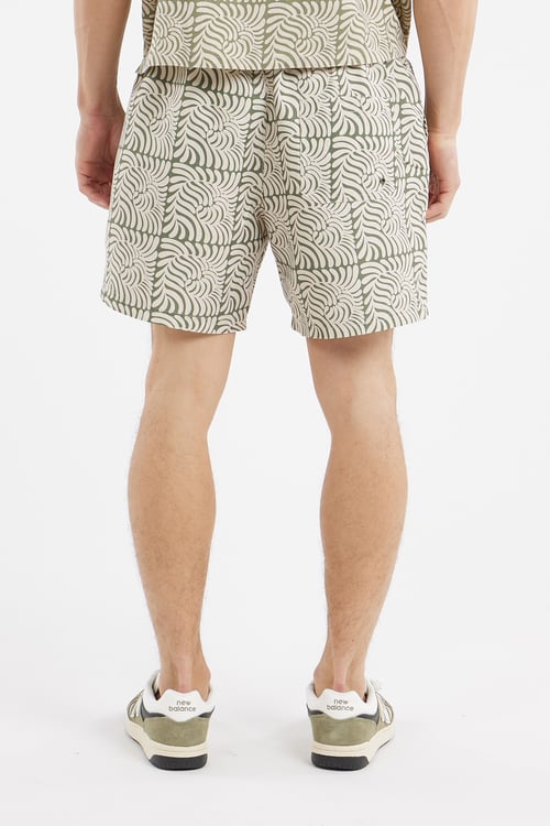 FARAH Short de bain Vert