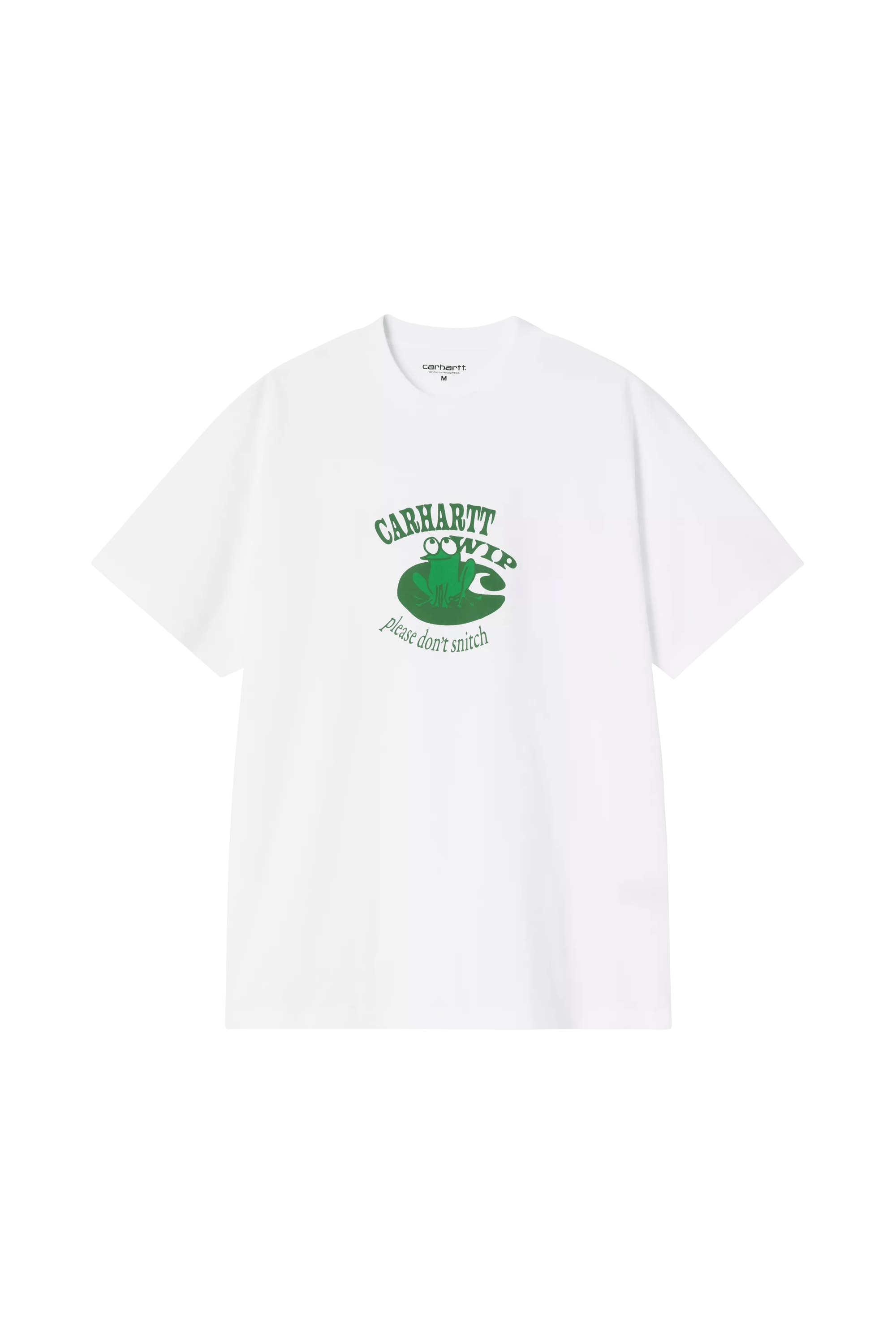 Tee-shirt col rond en coton bio  DONT SNITCH White