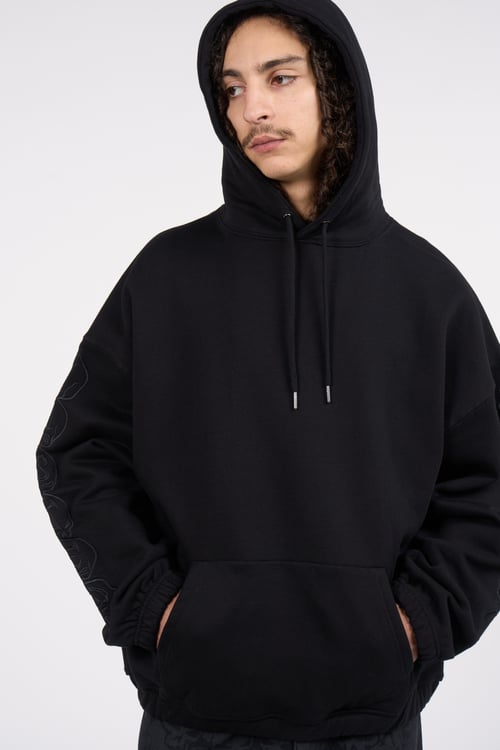 WASTED Hoodie Noir