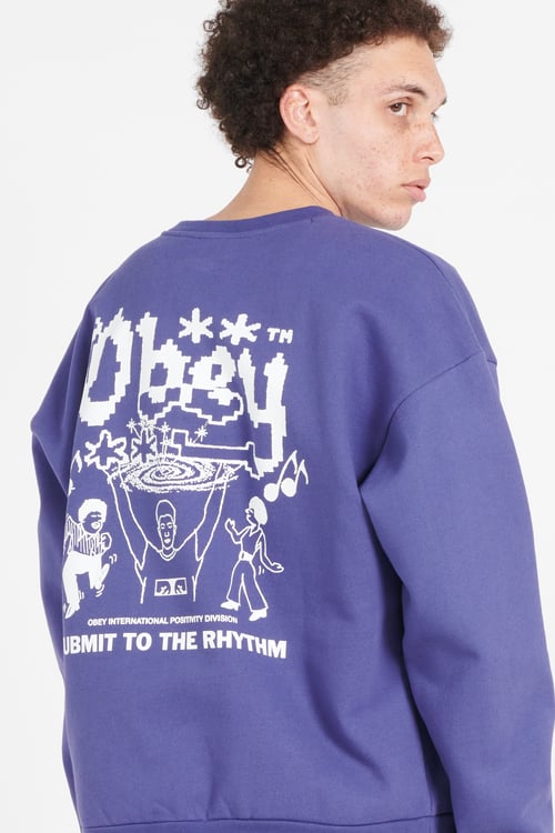 OBEY Sweatshirt Bleu