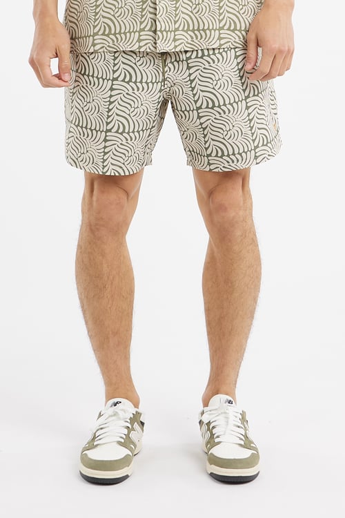 FARAH Short de bain Vert