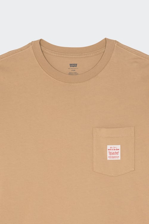 LEVI'S T-shirt Beige