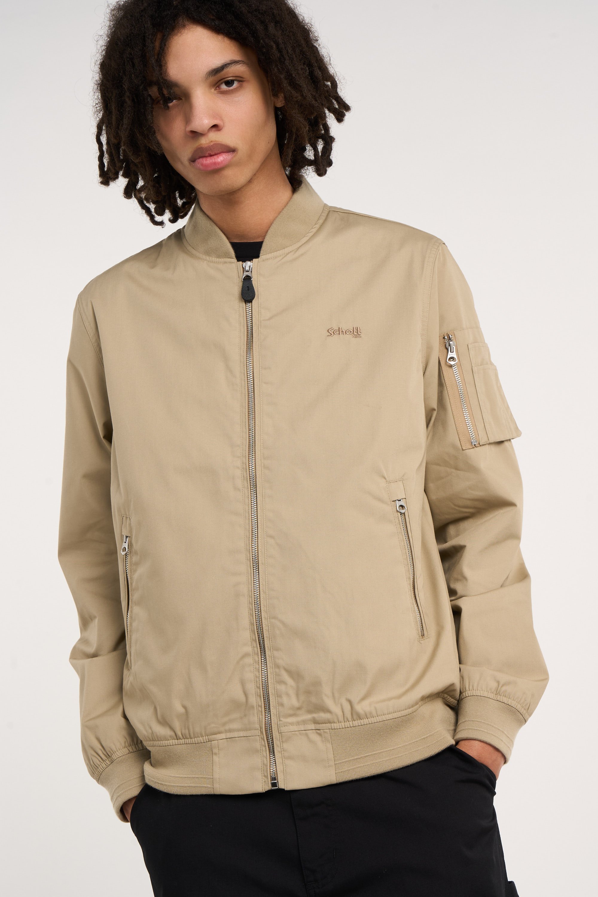Bomber jacket Beige