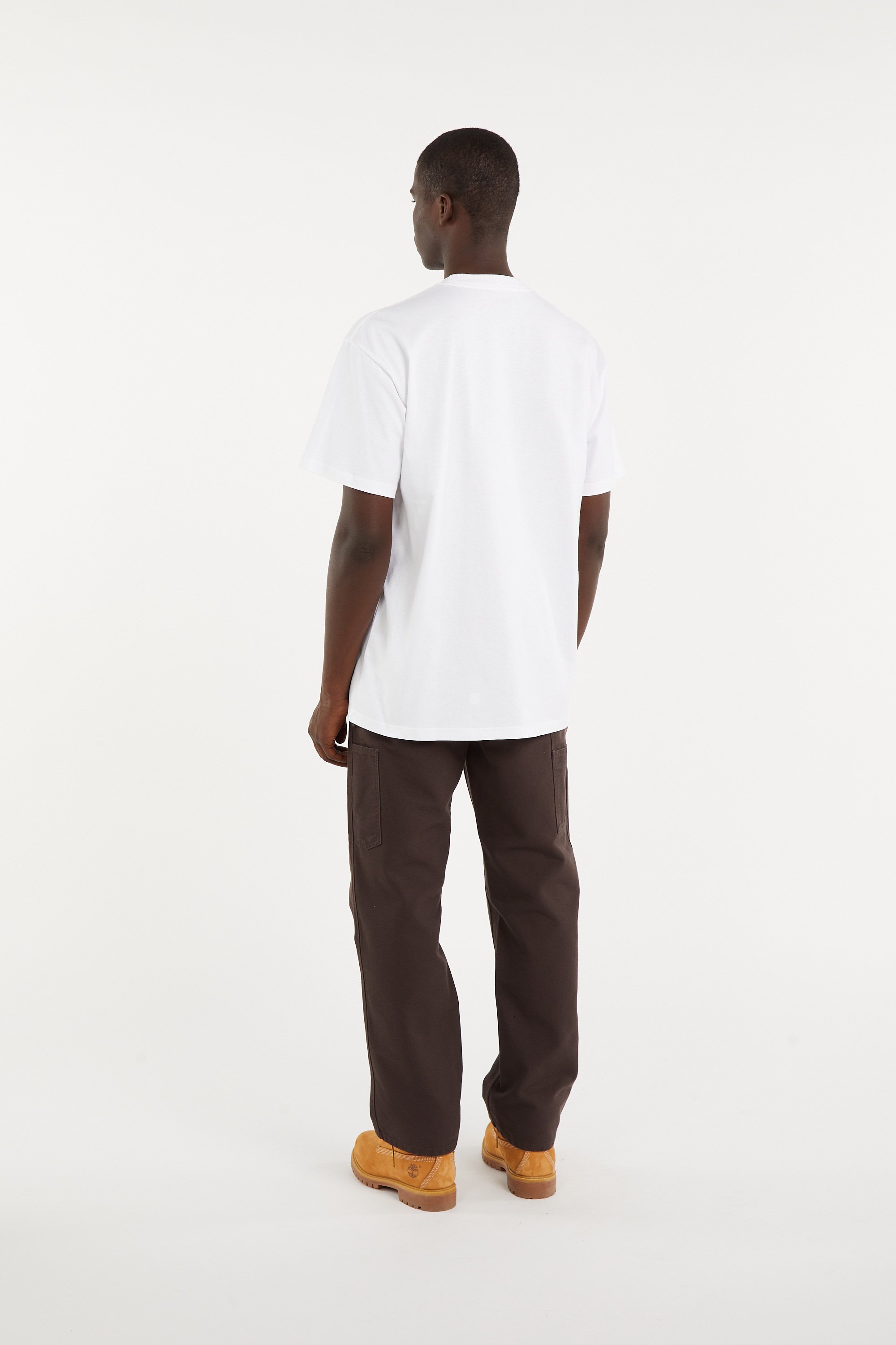 Regular-fit round-neck cotton T-shirt | White CARHARTT WIP Men