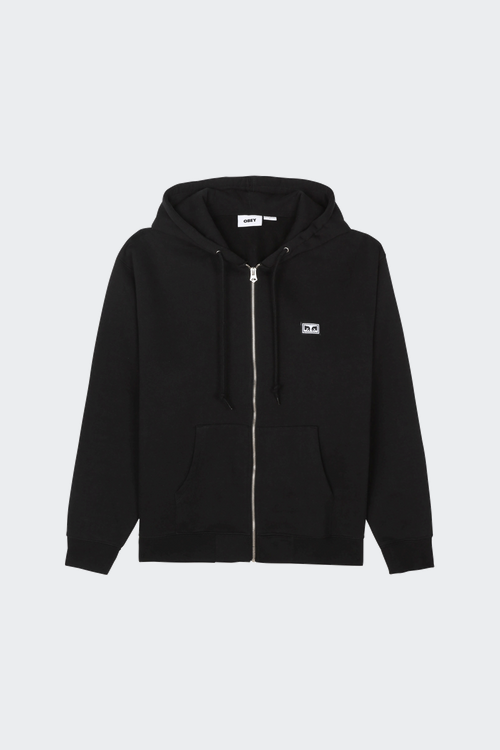 OBEY hoodie zippé Noir