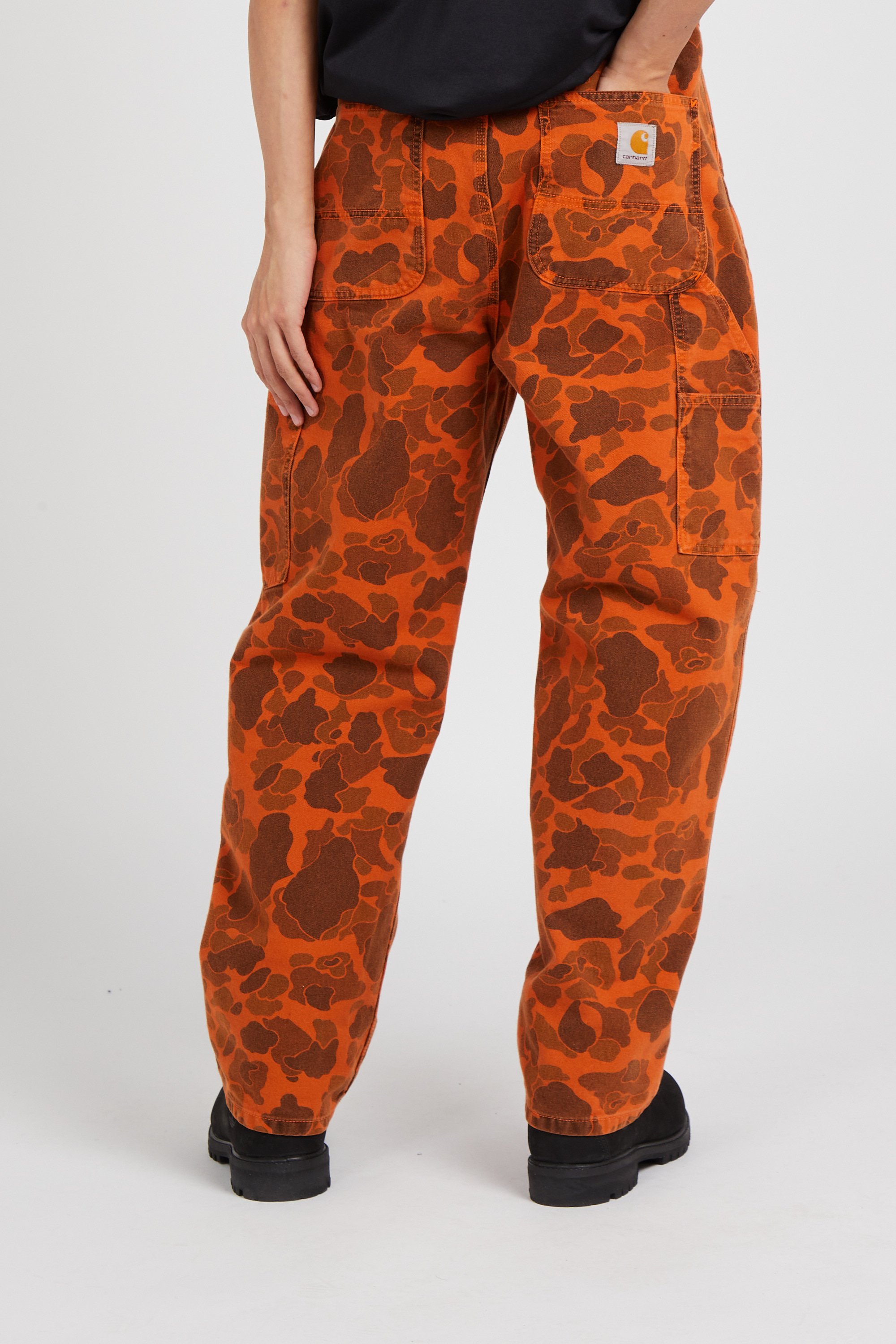 Pantalon Duck single knee Orange Carhartt wip - Homme | Citadium