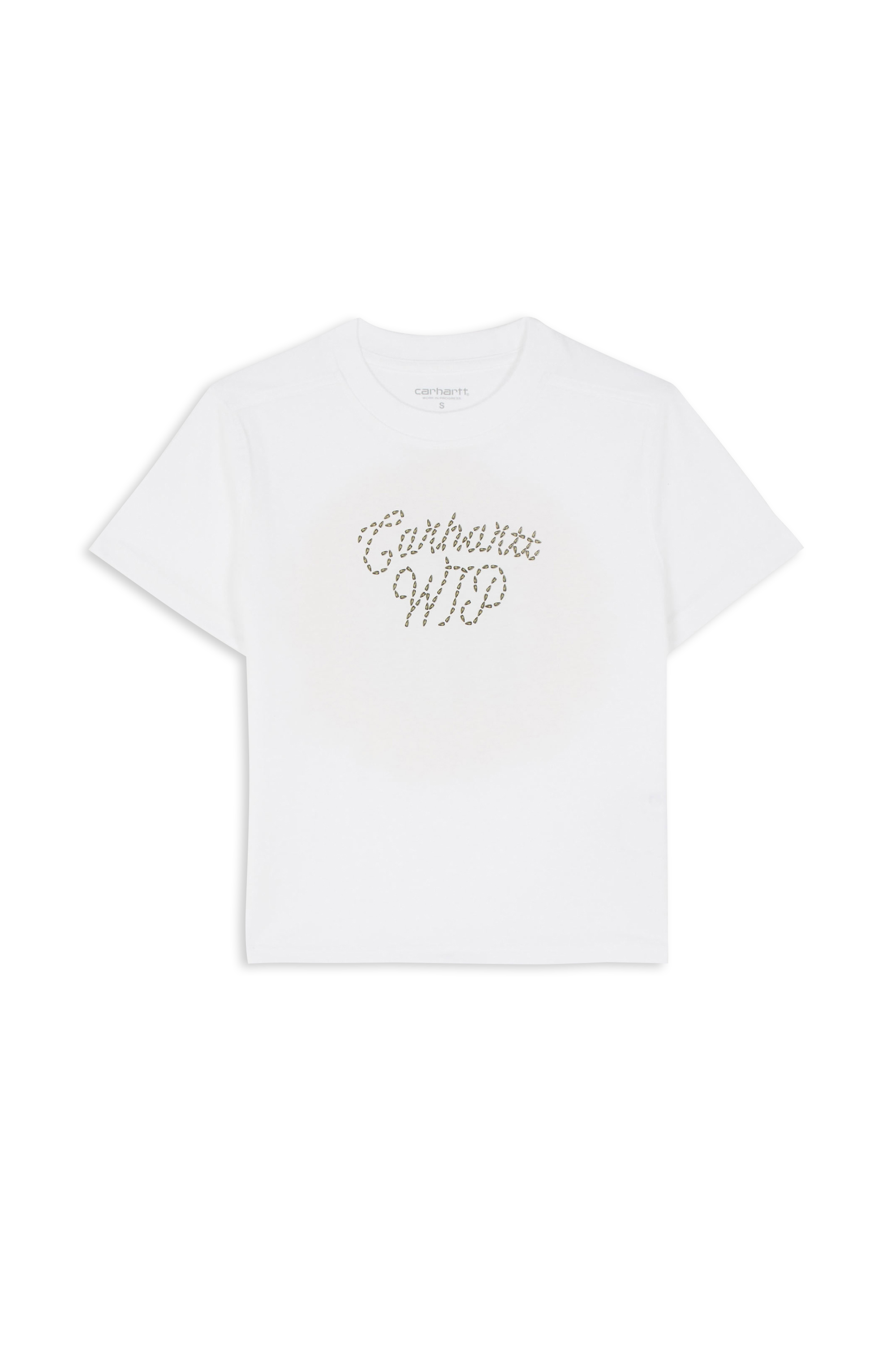 Regular-fit round-neck cotton T-shirt White