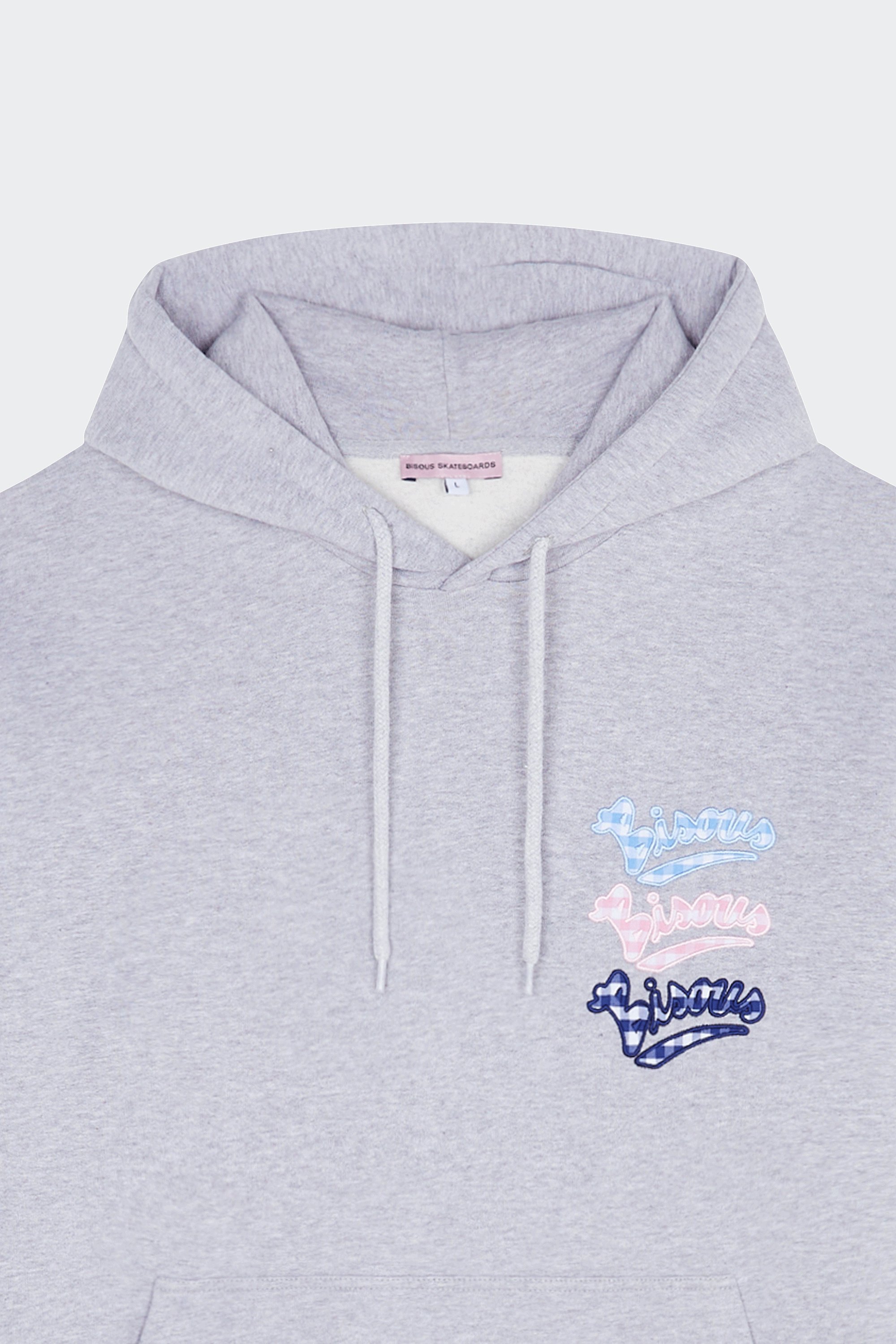 Hoodie | Grey by BISOUS SKATEBOARDS Hoodie Grey