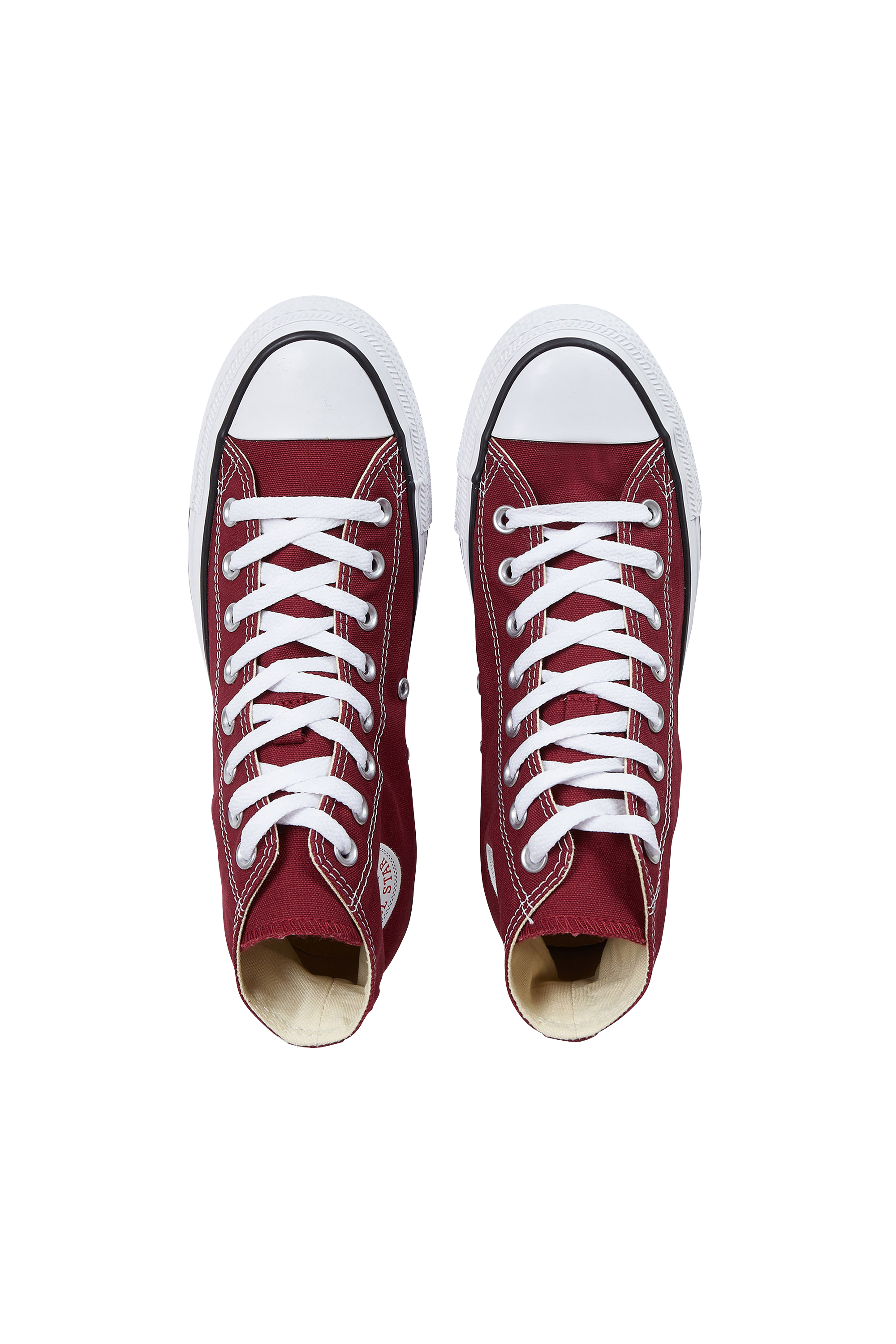 High-top sneakers Red