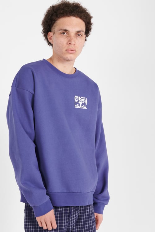 OBEY Sweatshirt Bleu