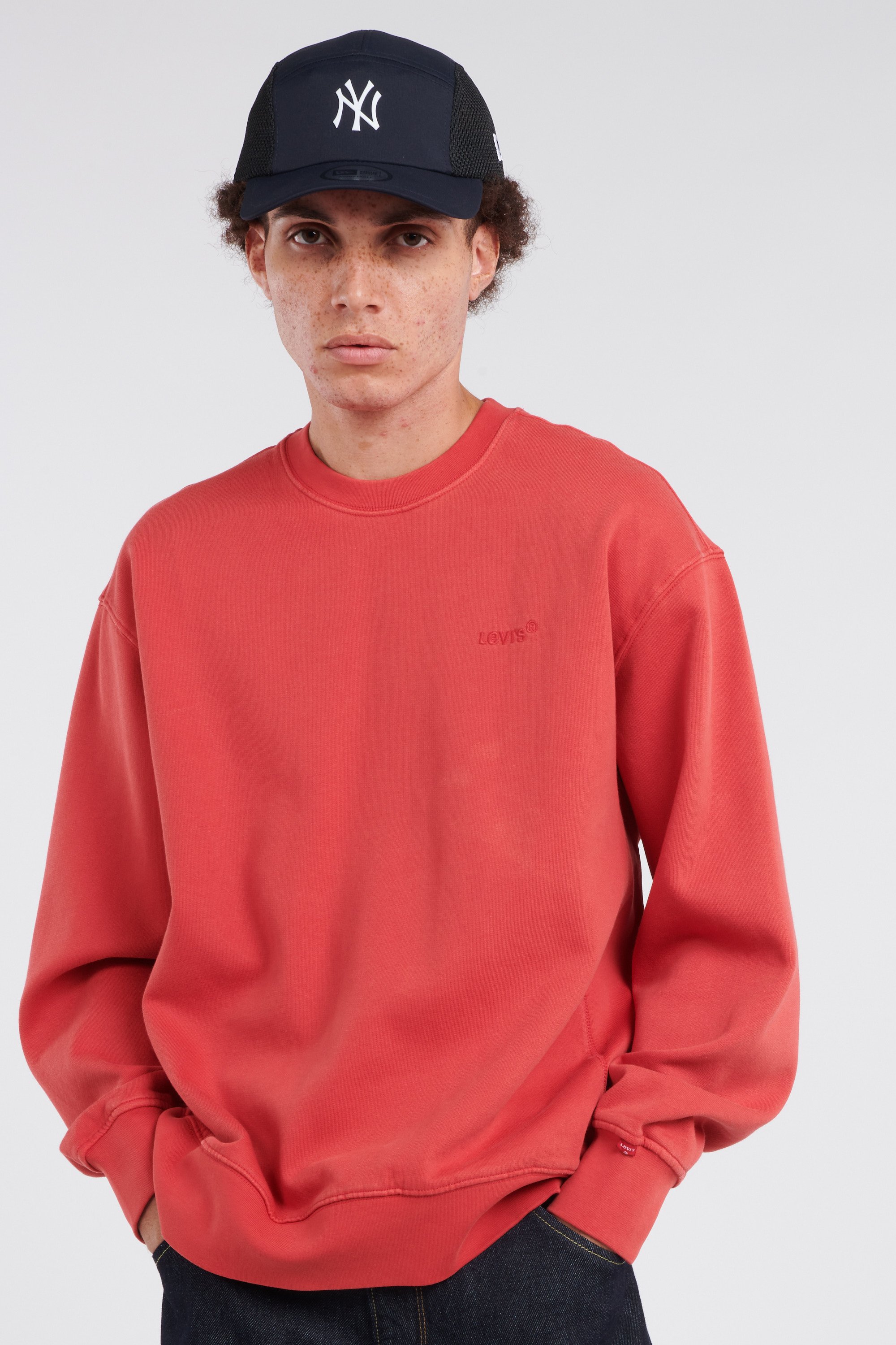 LEVI'S Sweatshirt Rouge