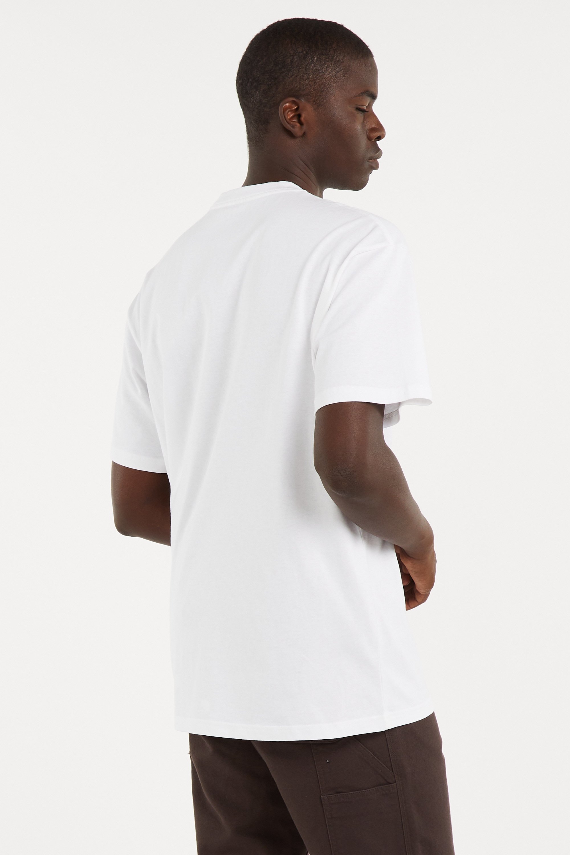 Regular-fit round-neck cotton T-shirt | White CARHARTT WIP Men