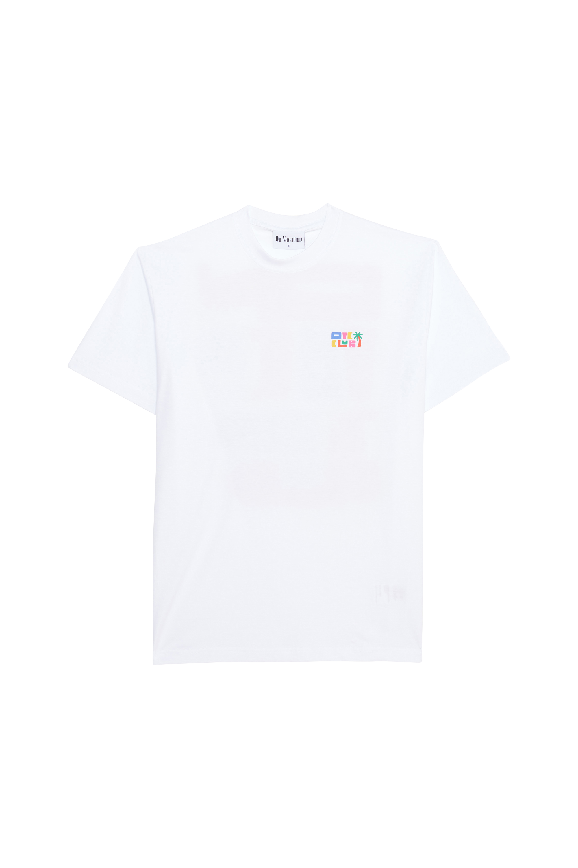 T-Shirt ON VACATION Blanc