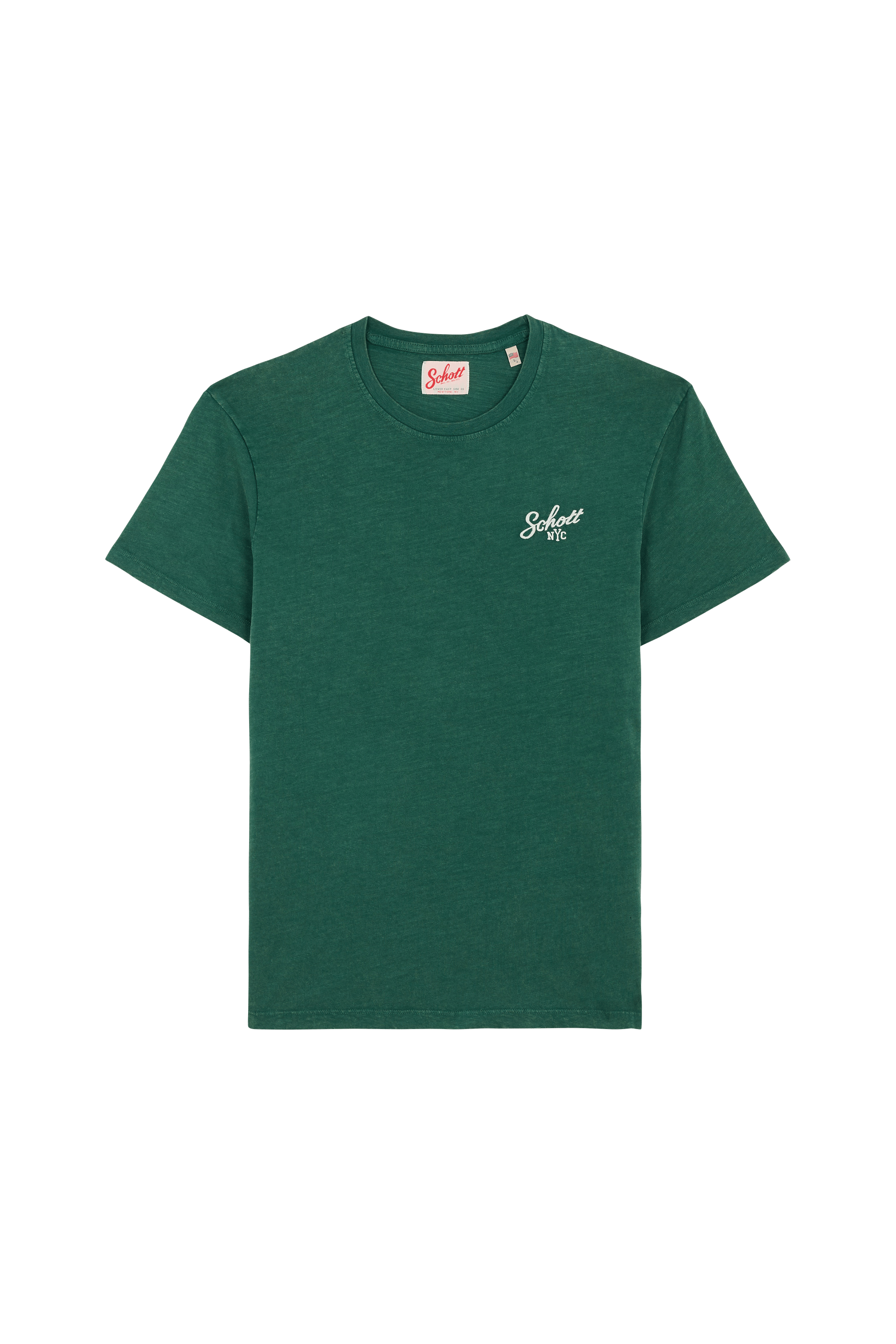 T-shirt TSHIRT SCHOTT Green