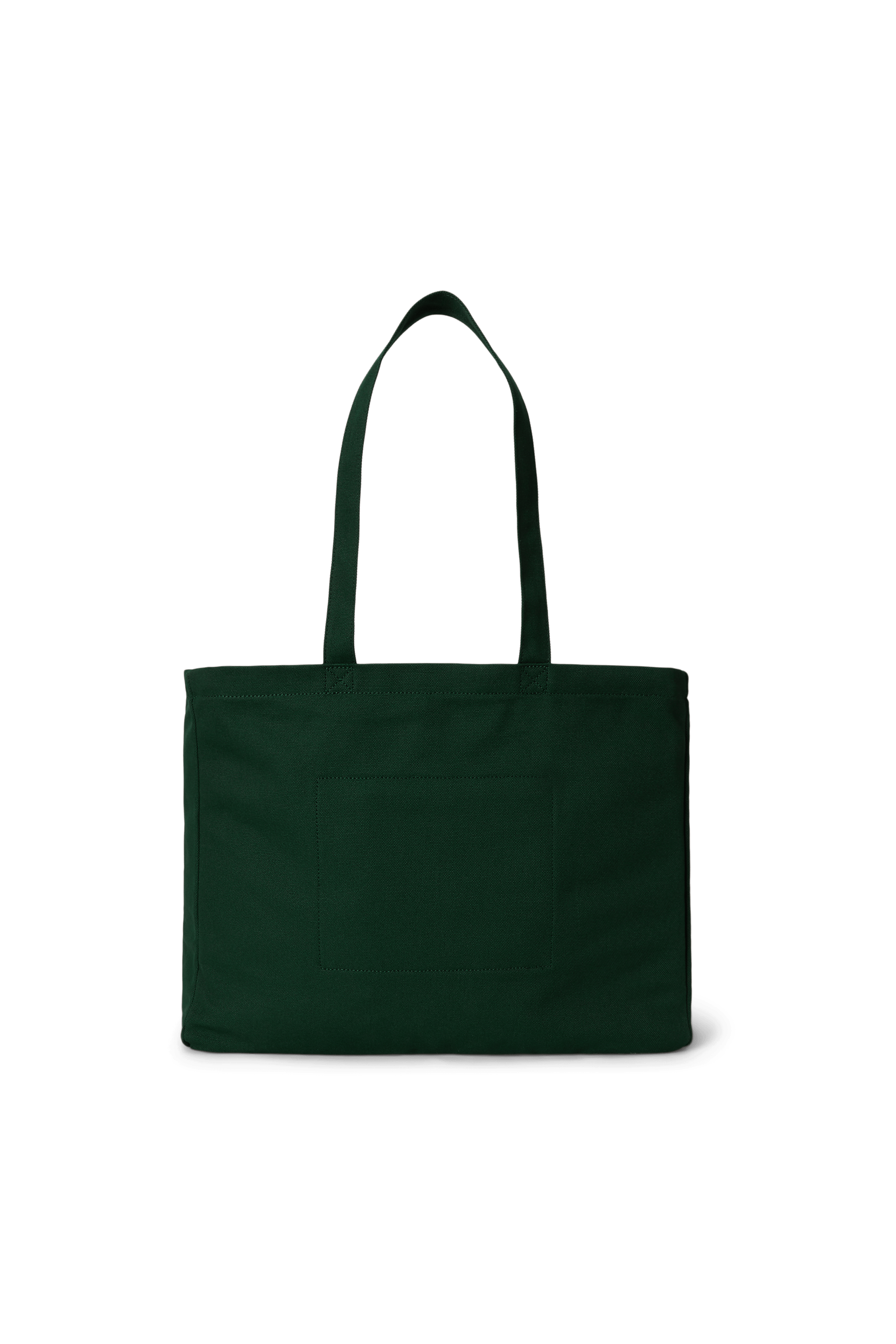 Straight checked wool-blend pants Green