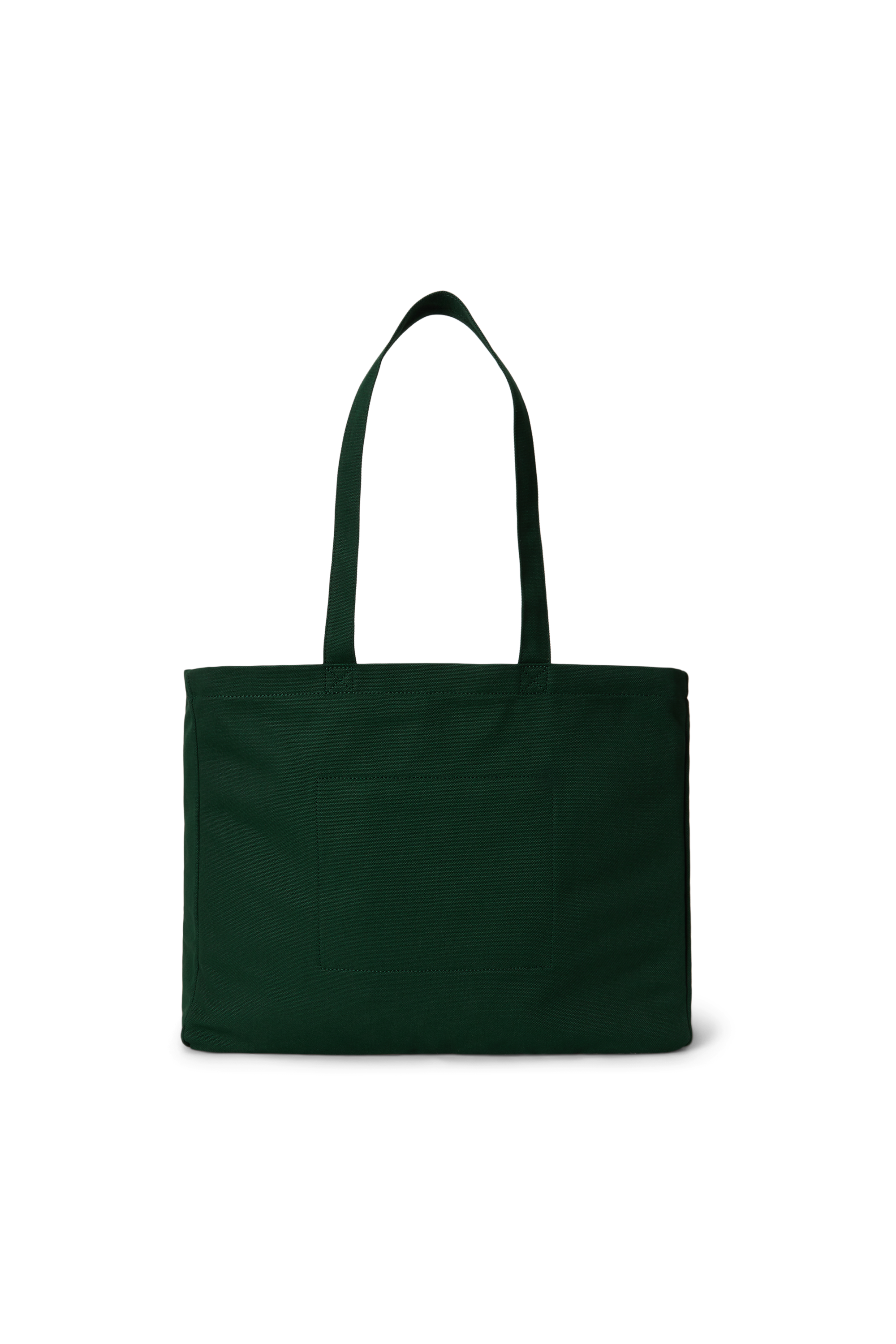 Straight checked wool-blend pants Green