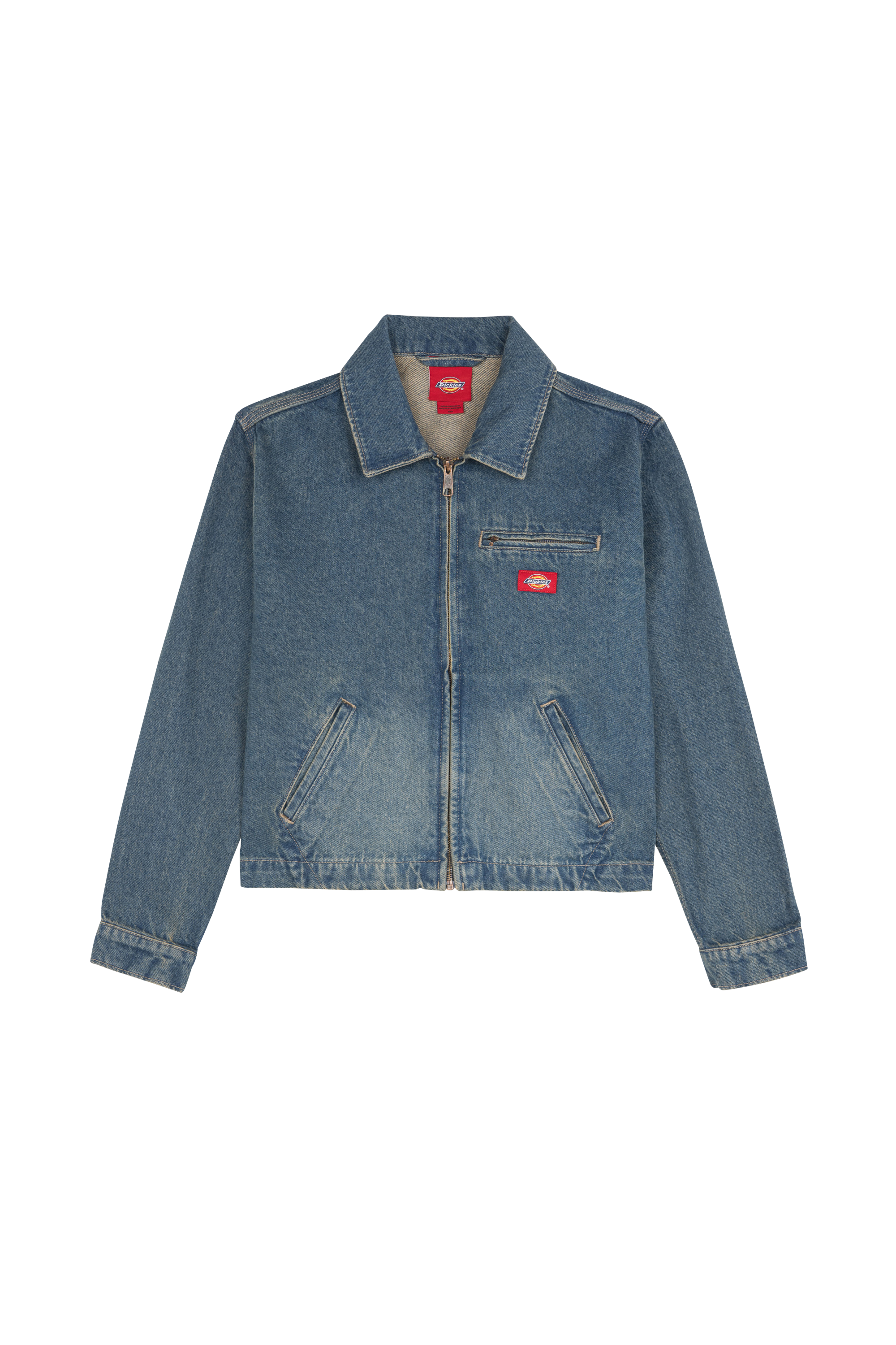 Veste DENIM PAINTER JACKET W Khaki tinted blue