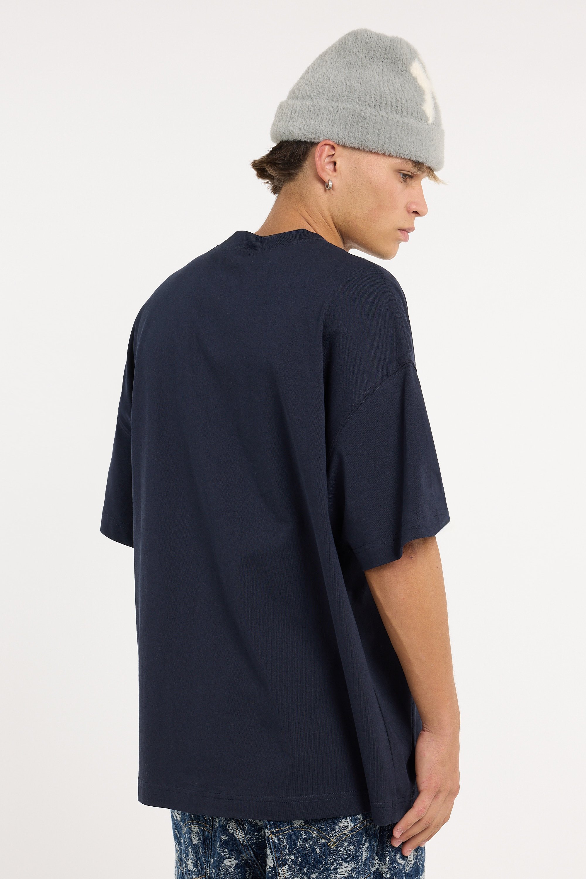 Regular-fit round-neck cotton T-shirt | Blue CARHARTT WIP Men
