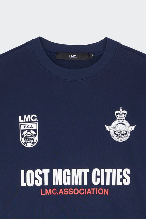 LOST MANAGEMENT CITIES Sweatshirt Bleu