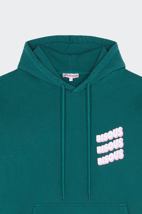 BISOUS SKATEBOARDS Hoodie Vert