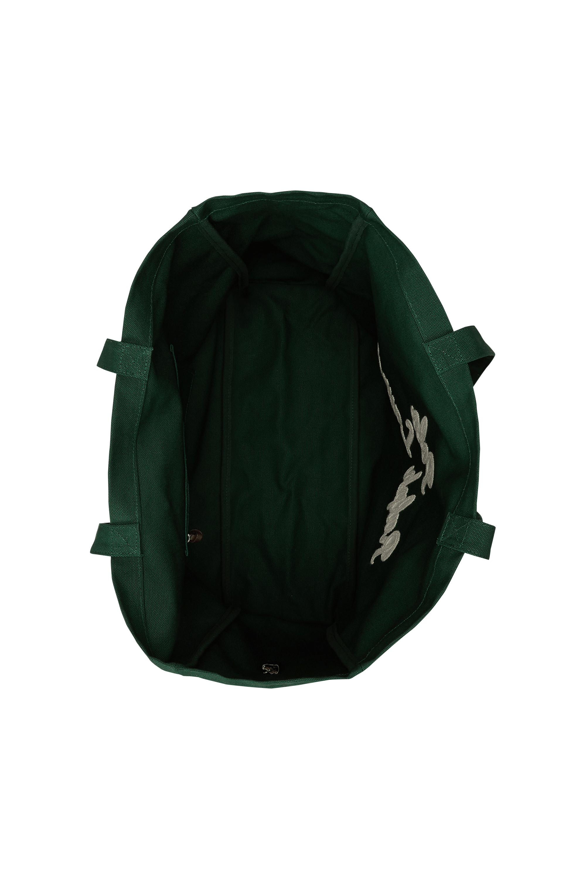 Straight checked wool-blend pants Green