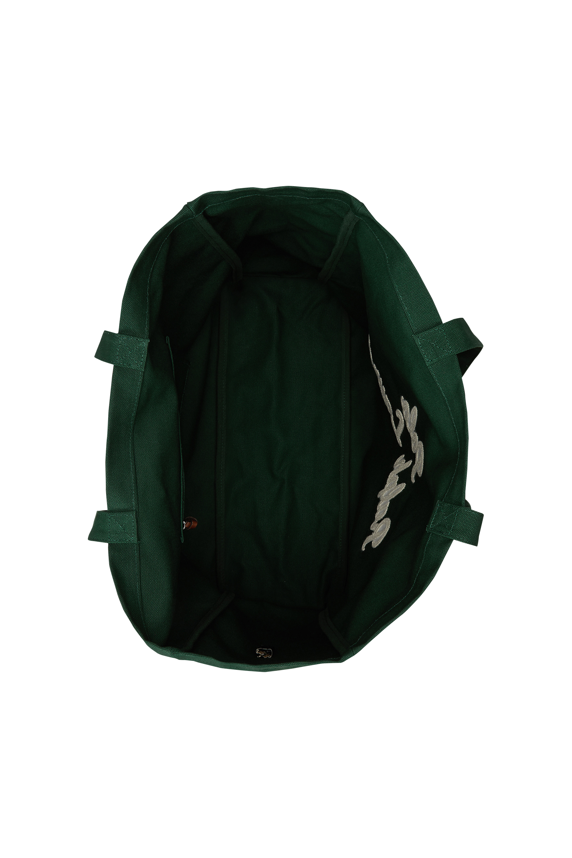 Straight checked wool-blend pants Green