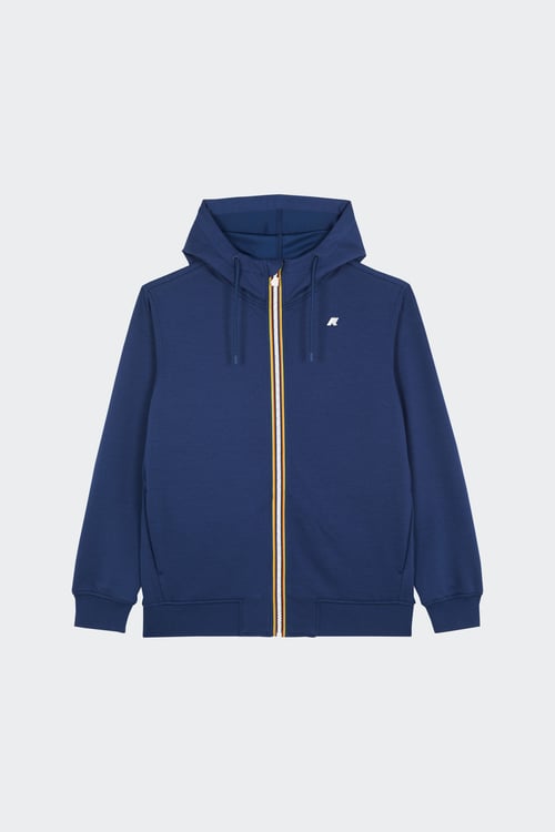 Hoodie zippé - Taille XL Bleu