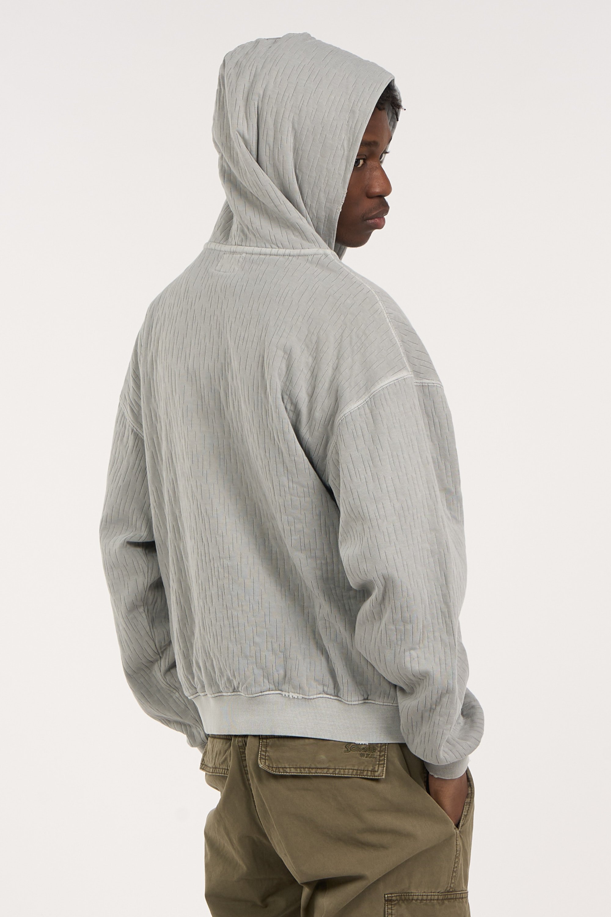 Hoodie zippé | Gris THISISNEVERTHAT Homme