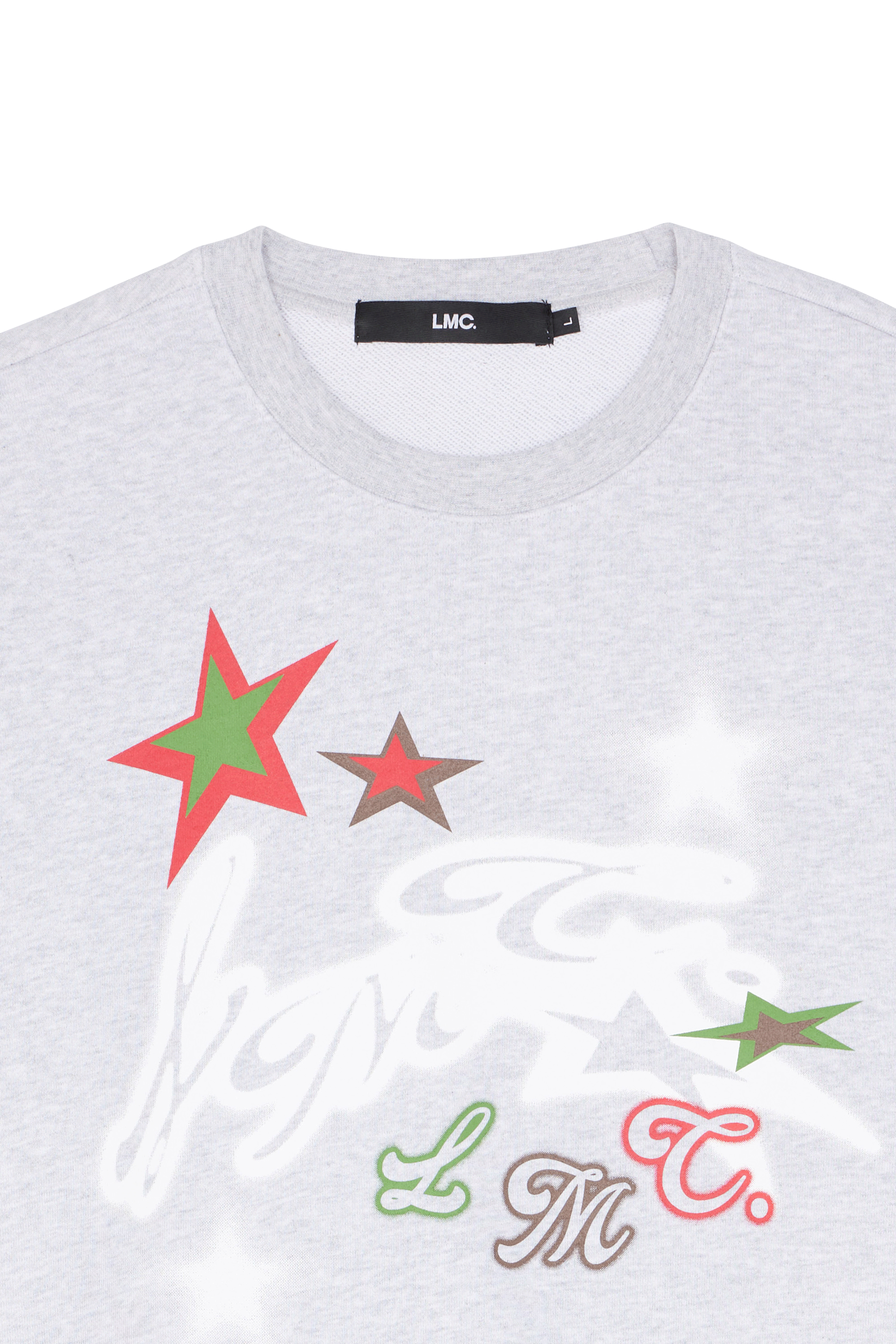 Sweatshirt LOST MANAGEMENT CITIES Gris