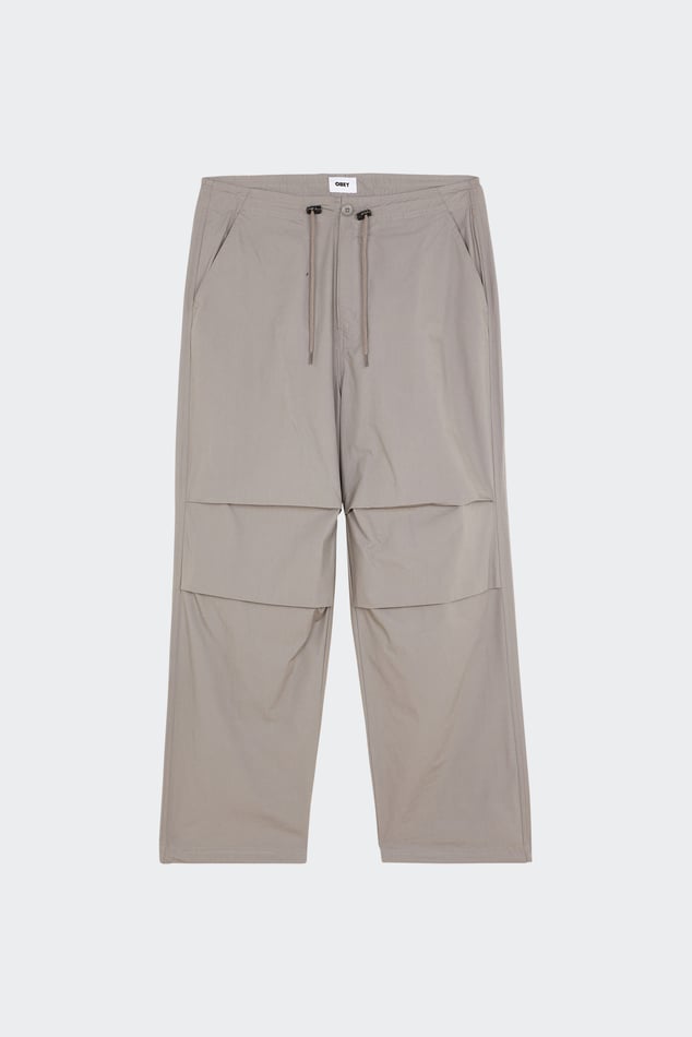 Pantalon Parachute Bleu Obey Femme Citadium