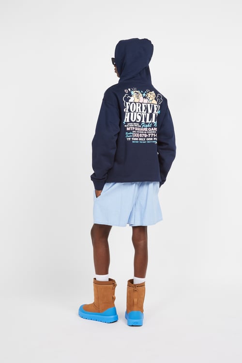 JACKER Hoodie Bleu