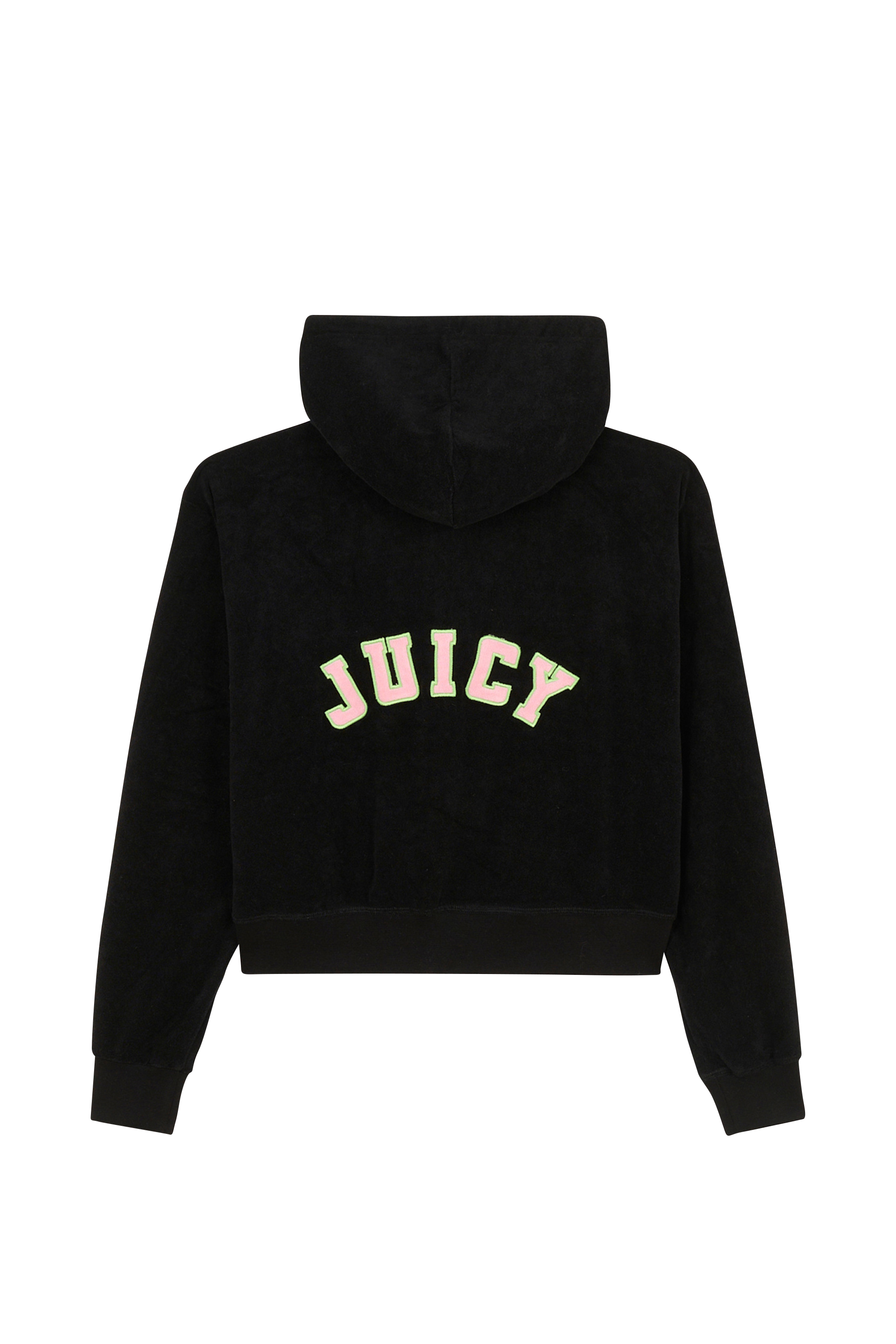 zip-up hoodie Black