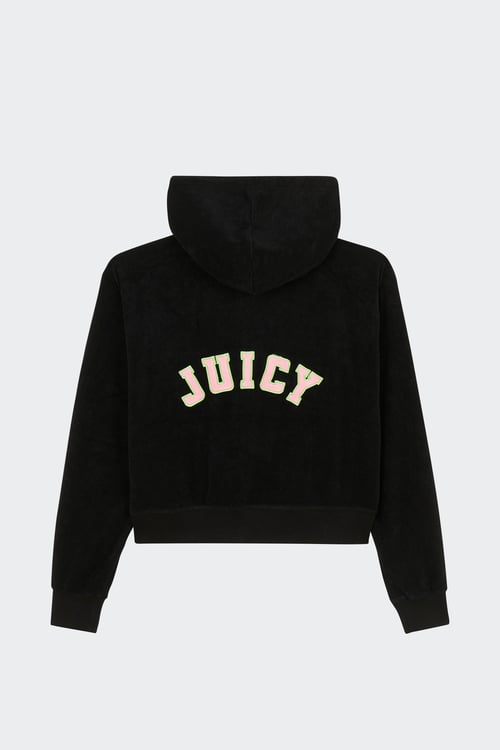 JUICY COUTURE zip-up hoodie Black