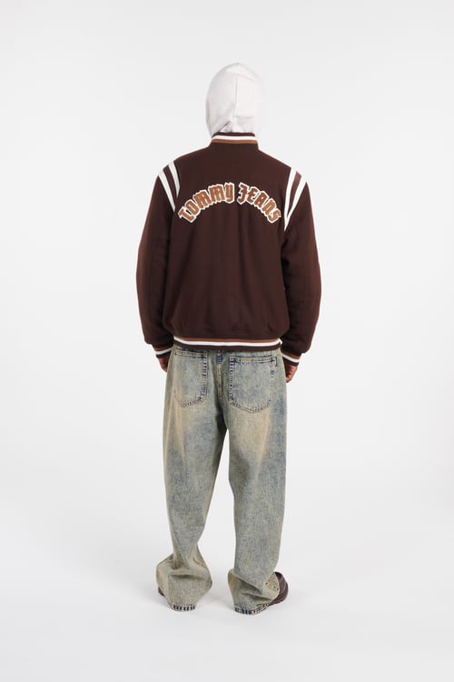 TOMMY JEANS Jacket Brown