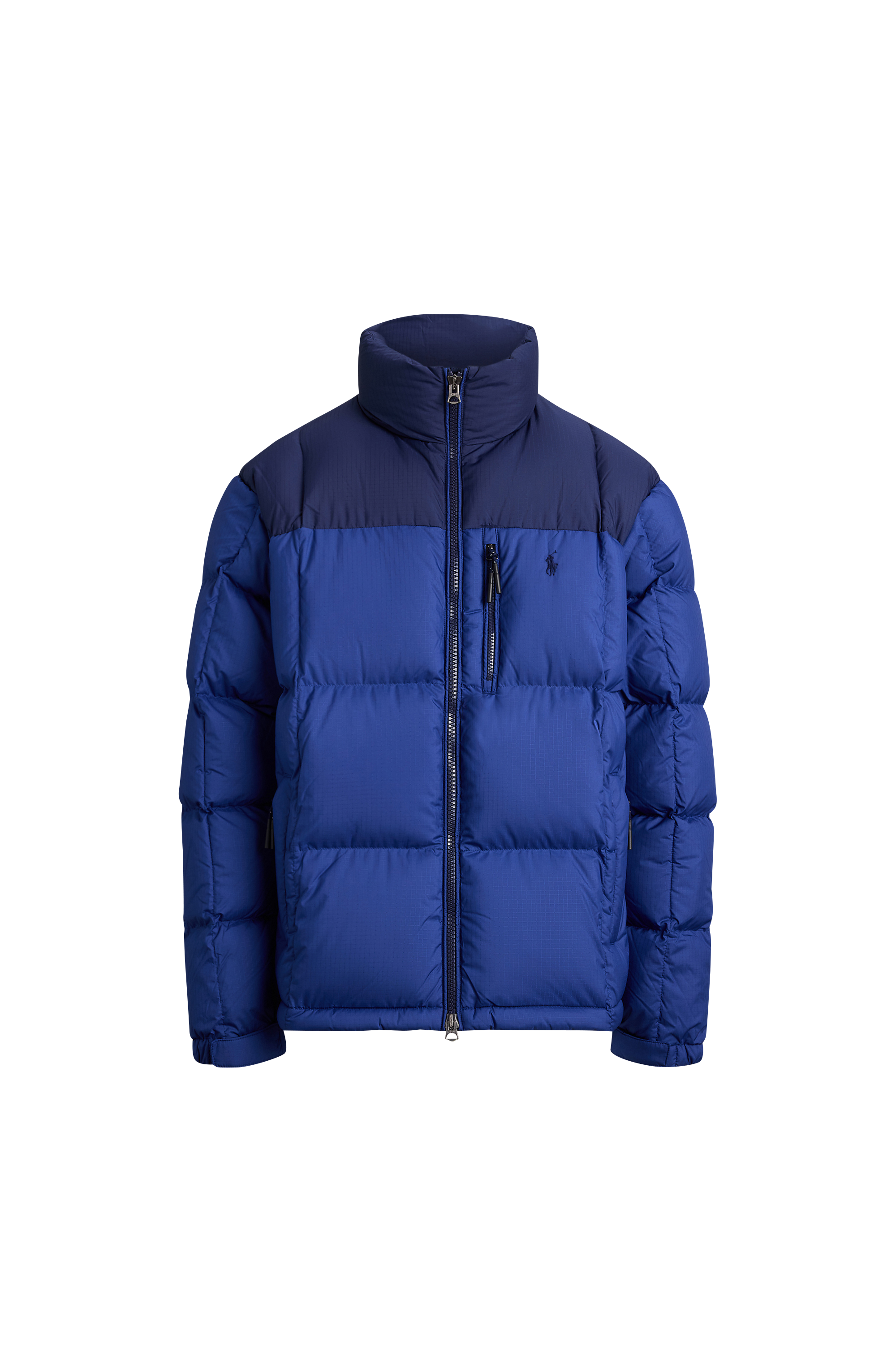 Lightweight quilted padded jacket with high neck The Gorham Down Jacket Newport navy/blue yacht