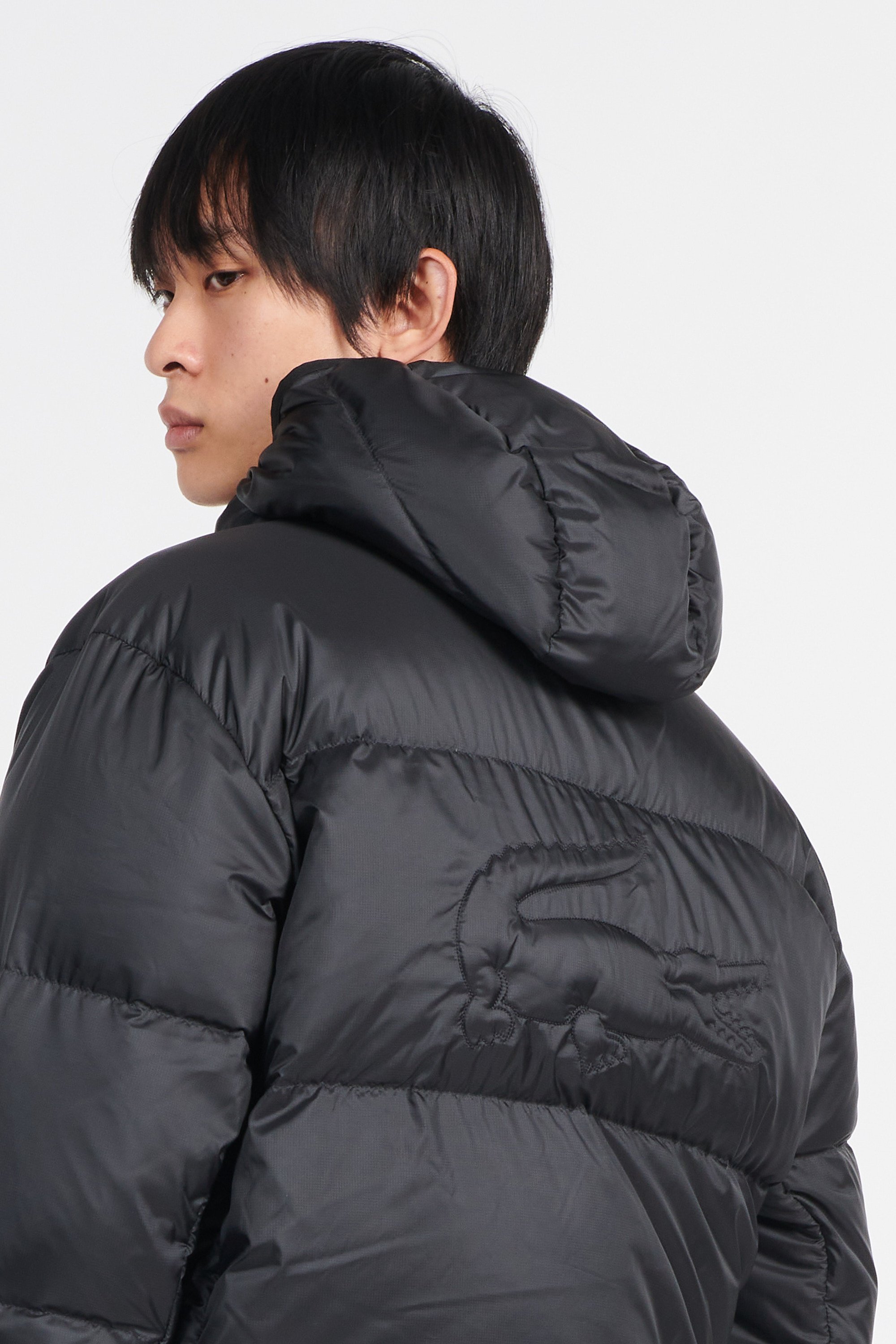 Doudoune Noir Lacoste Homme Citadium