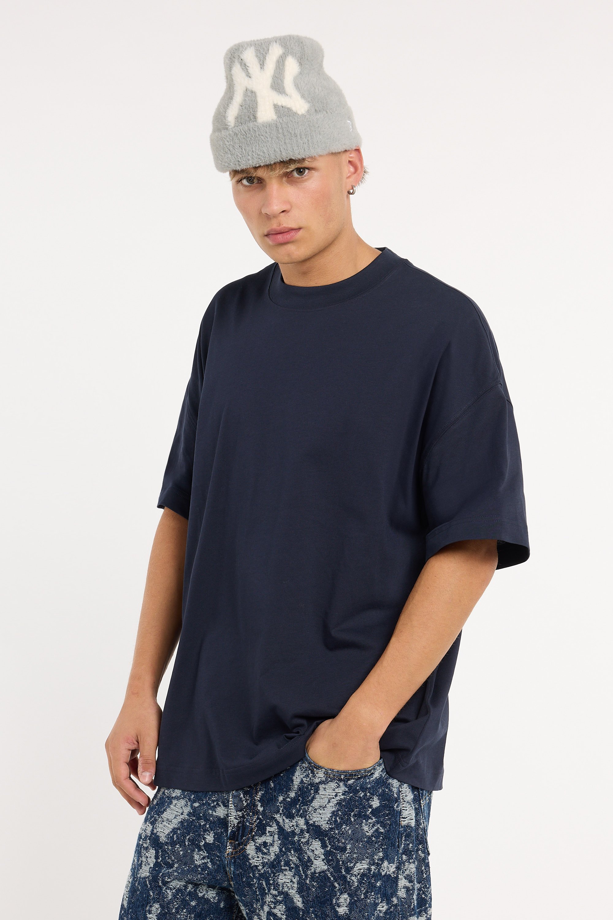 Regular-fit round-neck cotton T-shirt | Blue CARHARTT WIP Men
