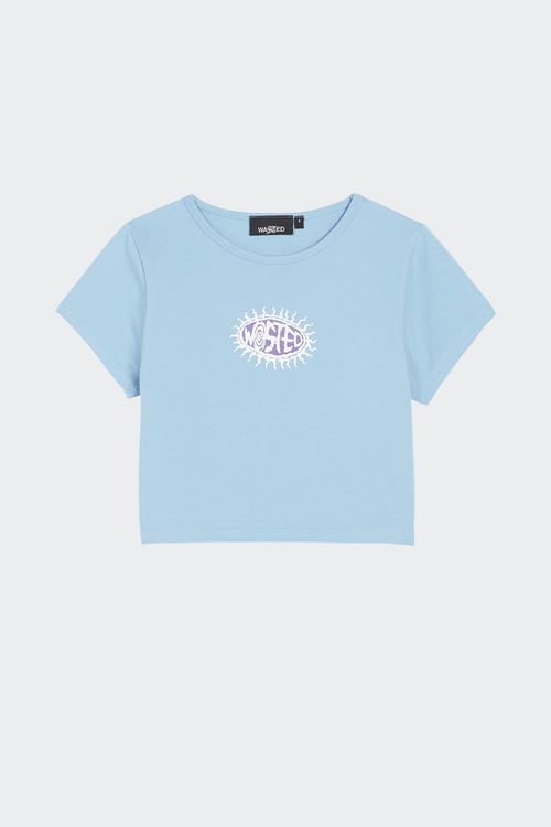 WASTED T-shirt Bleu