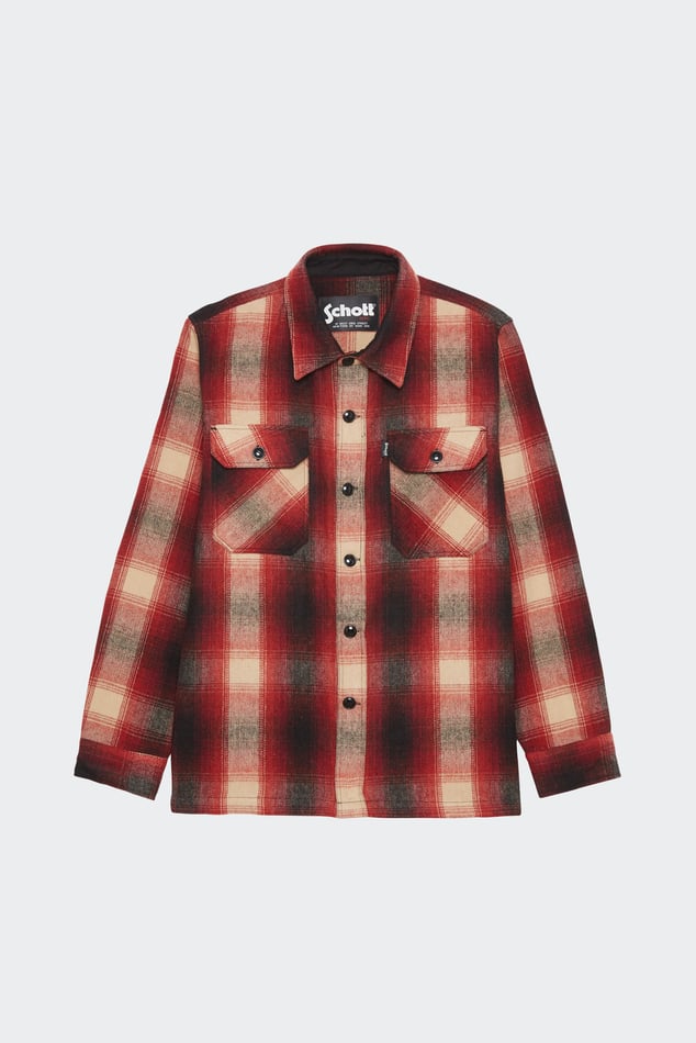 Surchemise Rouge Schott Homme Citadium