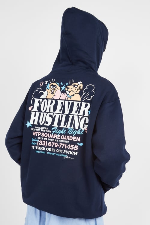 JACKER Hoodie Bleu