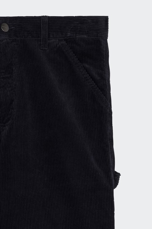 CARHARTT WIP Pantalon droit en velours Bleu