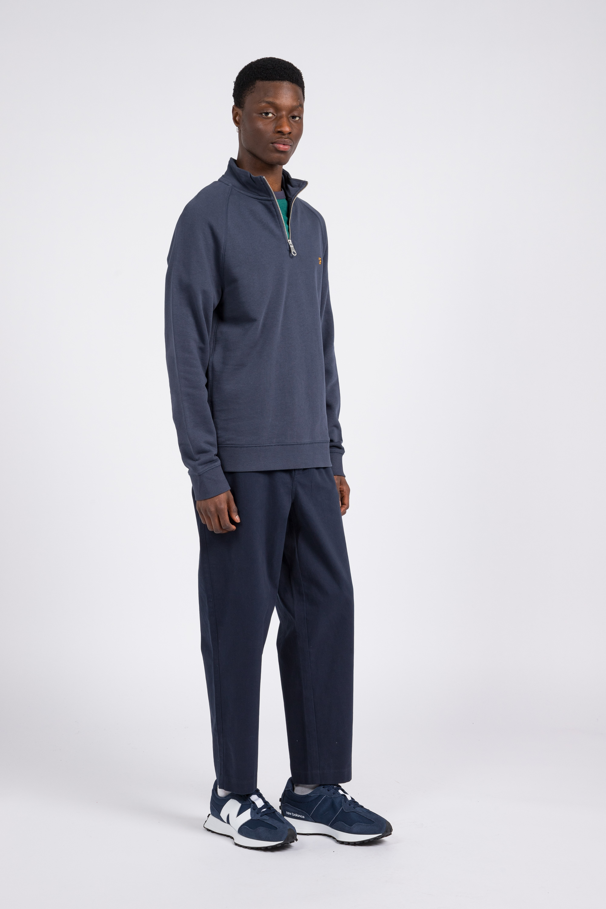 Zip-up sweatshirt Blue